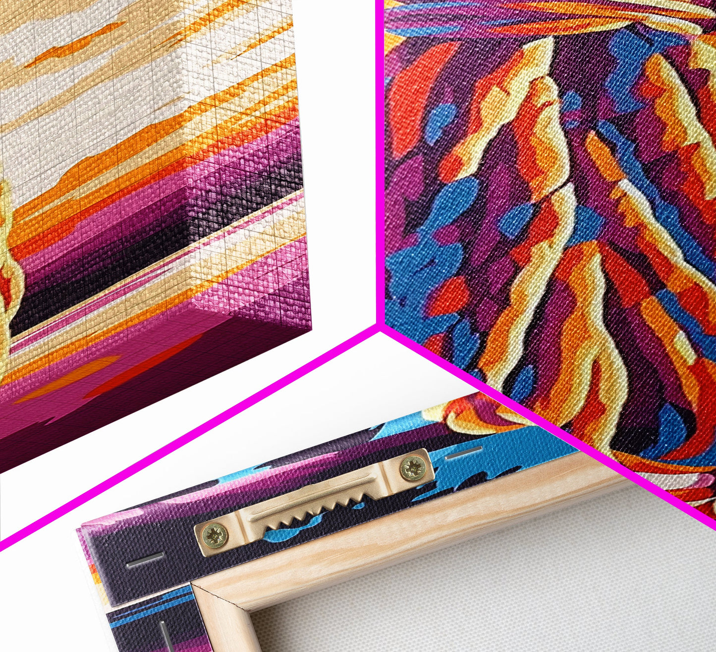 Hanging Rope, Nautical Art, Framed Canvas Print, Coastal Wall Art, Rustic Home Decor, Beach House Art, Minimalist Nature Painting