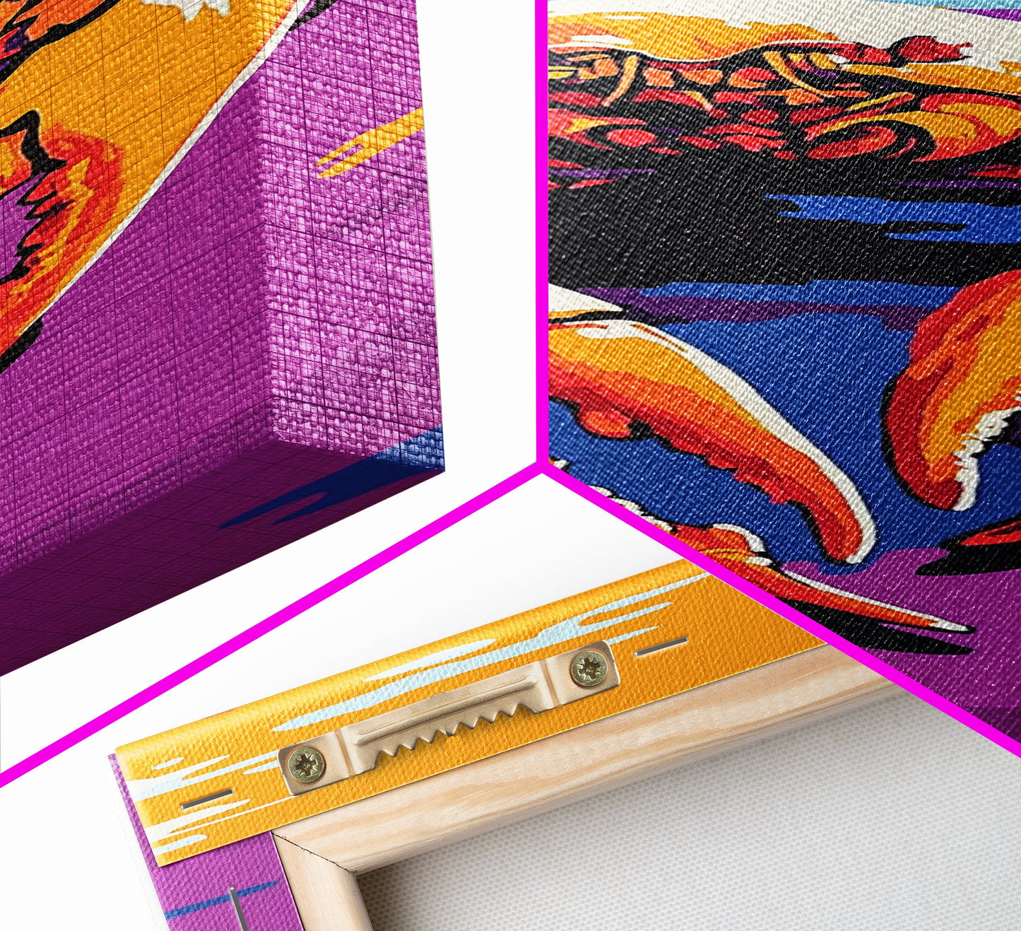 Crab Art, Ocean Theme, Nautical Decor, Bold Colors, Coastal Kitchen, Seafood Wall Art, Beach House, Living Room, Framed Canvas Print