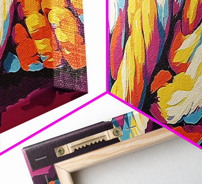 Nautical Rope, Ocean Harbor, Coastal Decor, Maritime Wall Art, Framed Canvas Print, Living Room, Beach House Artwork, Bold Nautical Art