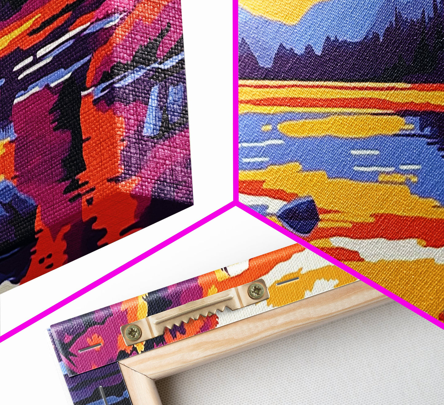 Cliffside Sunset, Dramatic Coast, Serene Waters, Canvas Print, Nature Wall Art, Vibrant Landscape, Boho Decor, Relaxing Atmosphere