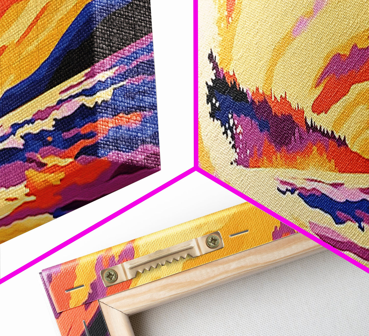 Ocean Wave, Surf Art, Coastal Home Decor, Beach Vibes, Framed Canvas Print, Tropical Wall Art, Modern Seascape, Large Wall Art