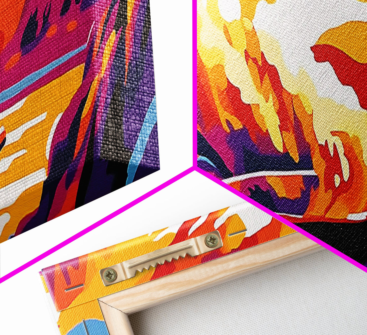 Campfire, Mountain Sunset, Wilderness Art, Canvas Print, Outdoor Enthusiast Gift, Rustic Decor, Living Room Wall Art, Warm Tones