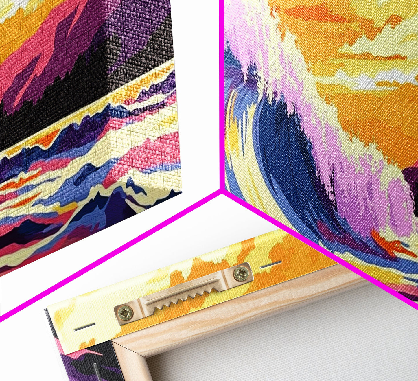 Ocean Wave Art, Beach Sunset Wall Art, Coastal Decor, Surfer Aesthetic, Vibrant Seascape, Large Wall Art, Living Room Art, Canvas Print