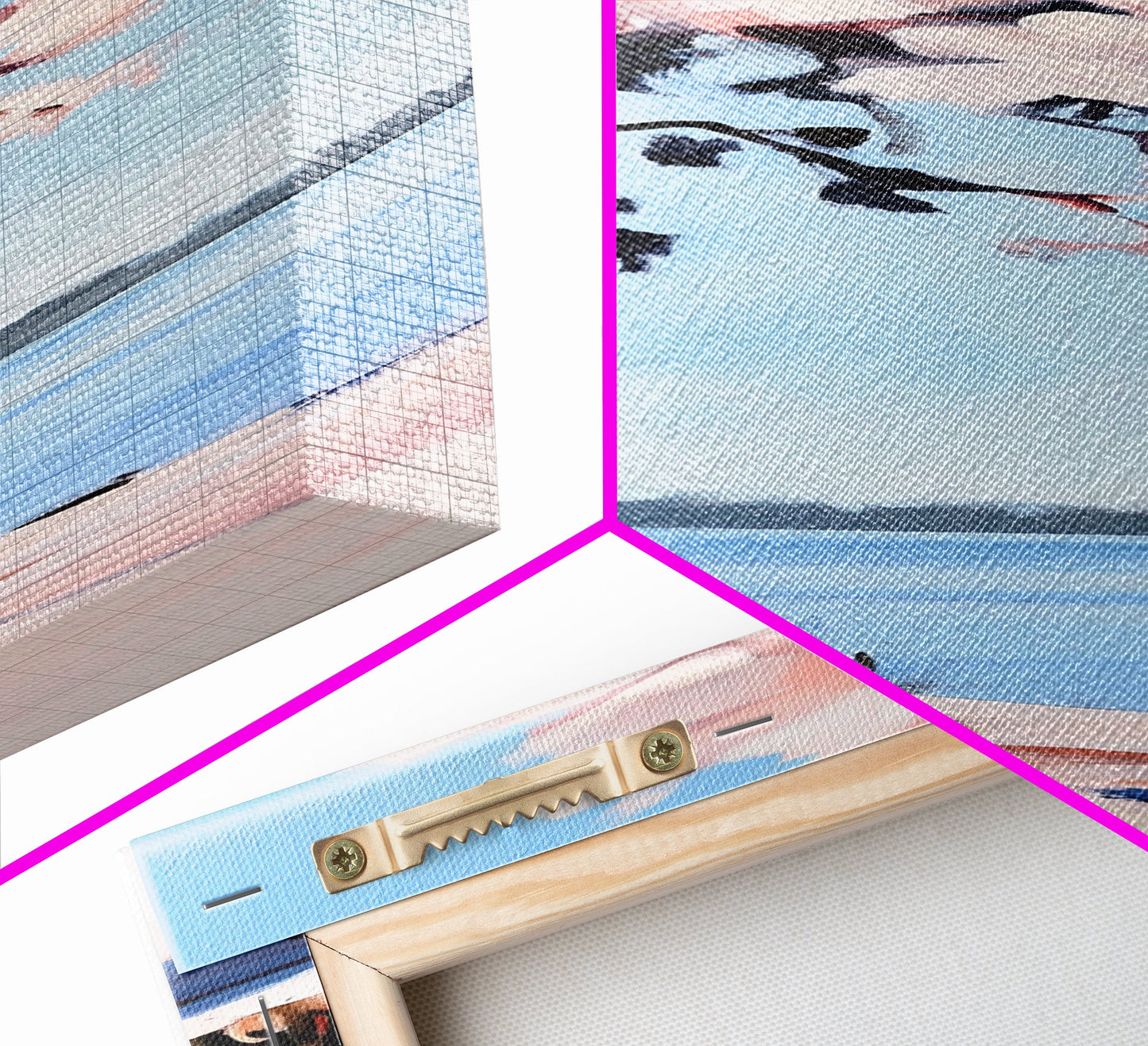 Lakeside Tree, Nature Artwork, Coastal Wall Art, Serenity Print, Canvas Print, Boho Landscape, Minimalist Art, Neutral Tones, Home Decor