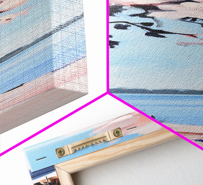 Lakeside Tree, Nature Artwork, Coastal Wall Art, Serenity Print, Canvas Print, Boho Landscape, Minimalist Art, Neutral Tones, Home Decor