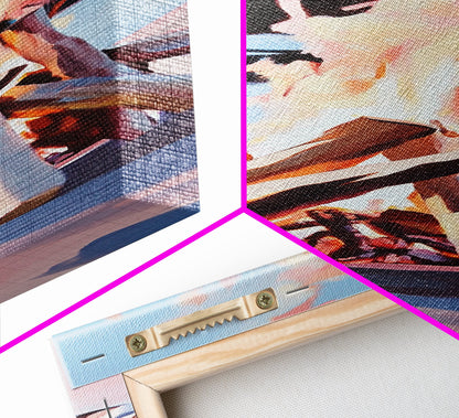 Campfire Glow, Rustic Art, Cozy Bonfire, Outdoor Adventure, Canvas Print, Fall Wall Art, Cabin Decor, Nature-Inspired, Warm Tones