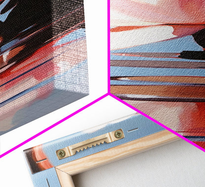 Water Lily, Floral Art, Botanical, Nature Wall Art, Zen Spa Decor, Minimalist Flower Painting, Bedroom Art, Canvas Print