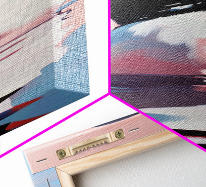 Loon, Water Bird, Wildlife, Nature Wall Art, Cabin Decor, Lake House Art, Animal Portrait, Minimalist Painting, Canvas Print