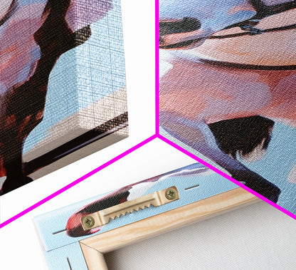 White Horse, Equestrian Art, Modern Farmhouse, Framed Canvas Print, Rustic Wall Art, Boho Western Style, Living Room Wall Art