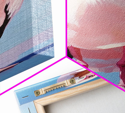 Pelican, Coastal Bird, Modern Beach Art, Nautical Home Decor, Ocean Animal, Boho Wall Art, Seaside Theme, Framed Canvas Print