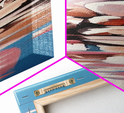 Tranquil Reflection, Soft Pastel Landscape, Minimalist Water Art, Nature Inspired, Calming Wall Art, Zen Home Decor, Canvas Print