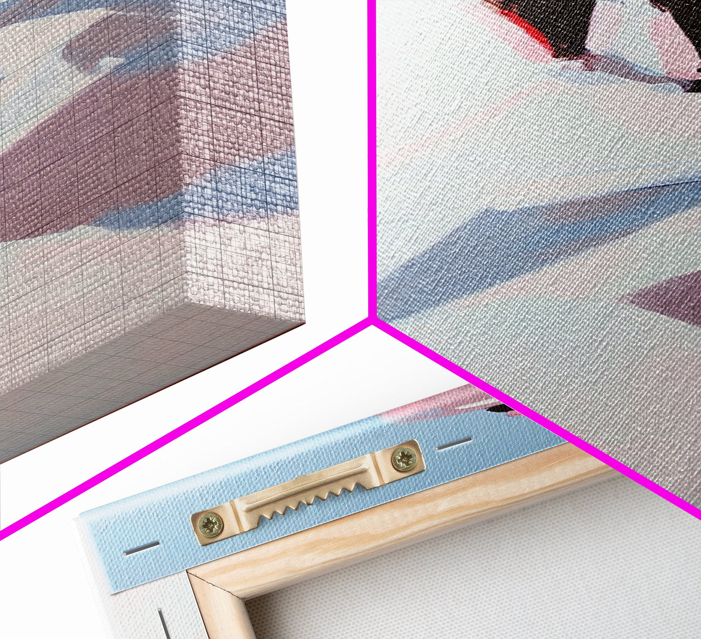 Mountain Climber, Winter Summit, Adventure Art, Framed Canvas Print, Minimalist Decor, Modern Office Art, Inspiring Wall Art, Gift Idea