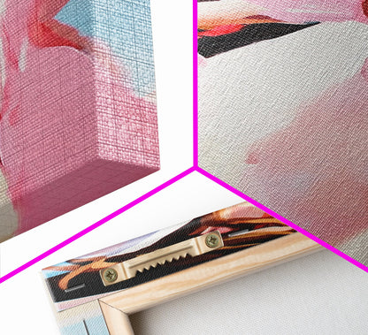 Summer Breeze, Coastal Art, Framed Canvas Print, Minimalist Decor, Ocean Wall Art, Relaxing Beach Vibes, Living Room Piece