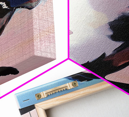 Jumping Whale, Ocean Waves, Marine Life, Canvas Print, Nautical Wall Art, Beach House Decor, Blue Coastal Art, Living Room Wall Art