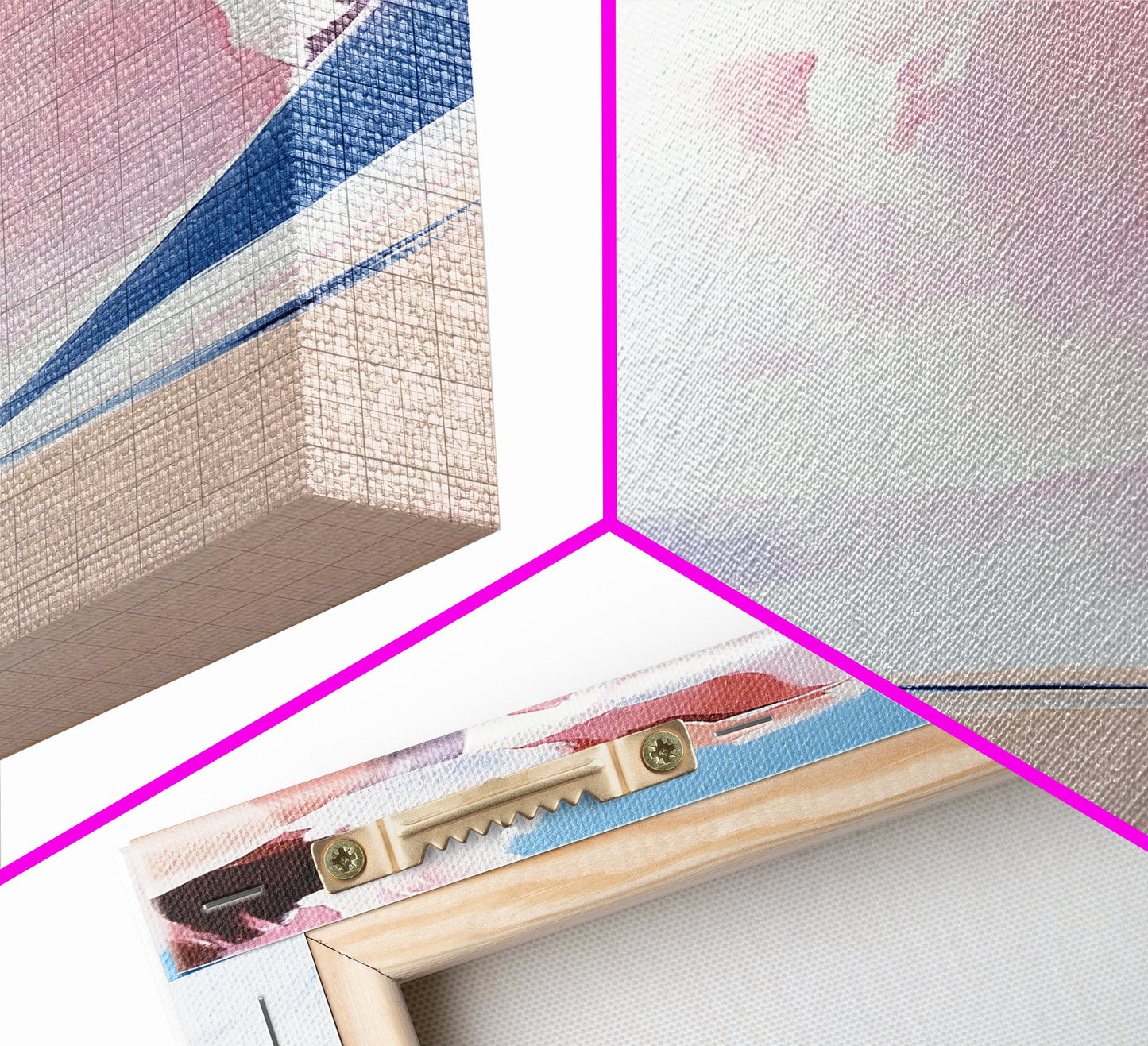 Waterfall Scene, Sunset Cascade, Nature Landscape, Framed Canvas Print, Adventure Art, Outdoor Escape, Mountain Home Decor, Office Wall Art