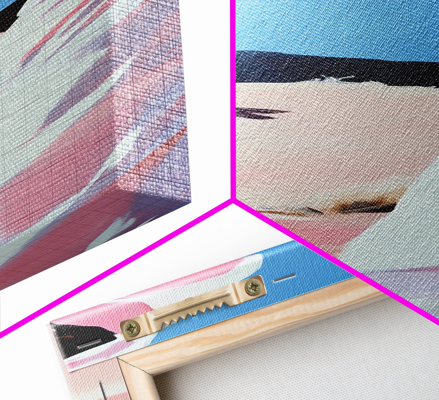 Wüstenspaziergang, Modische Wandkunst, Minimalistischer Figurendruck, Warme Farbtöne, Neutrale Wanddekoration, Moderne Ästhetik, Gerahmter Leinwanddruck