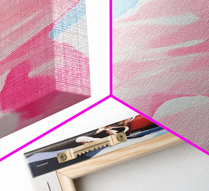 Sunlit Beauty, Feminine Portrait Art, Modern Minimalist, Fashion Wall Decor, Stylish Home Print, Canvas Print, Boho Aesthetic