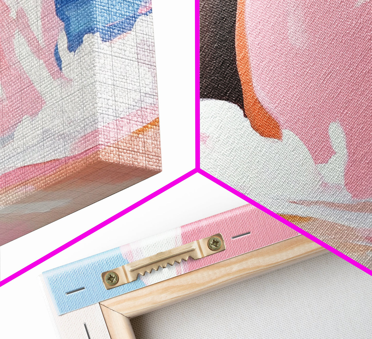 Beach Cliffside, Ocean Waves Art, Coastal Home Decor, Beach Vacation Aesthetic, Minimalist Seascape, Canvas Print, Bedroom Wall Art