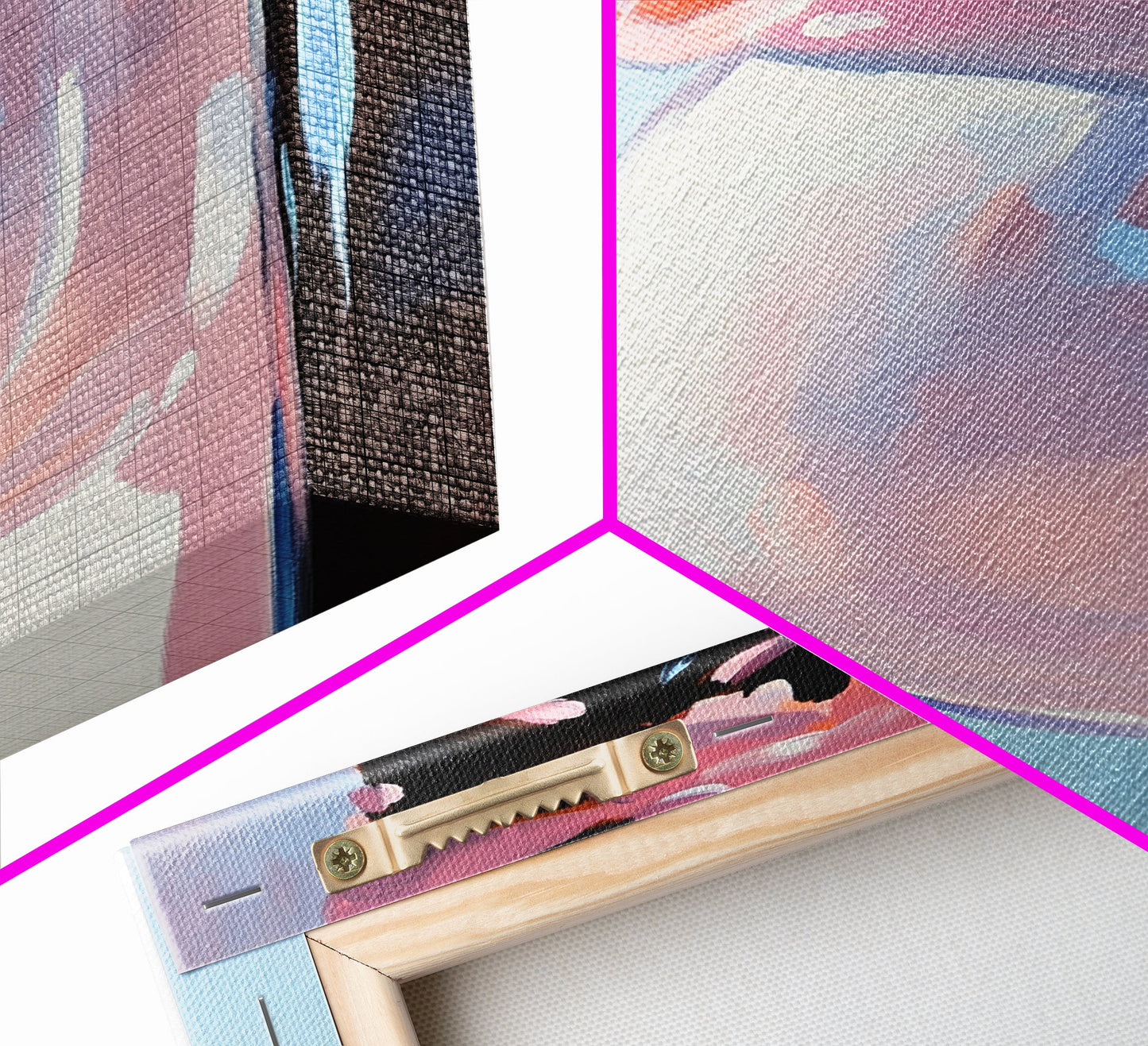 Floral Vase, Soft Pastel Art, Romantic Aesthetic, Elegant Still Life, Framed Canvas Print, Bedroom Wall Art, Feminine Home Decor