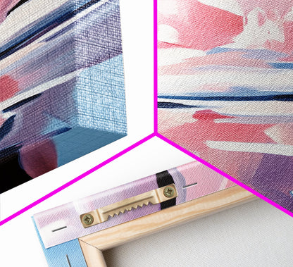 Lotus Reflection, Water Lily, Framed Canvas Print, Zen Wall Art, Serene Nature Painting, Spa Room Decor, Tranquil Aesthetic, Relaxation Gift