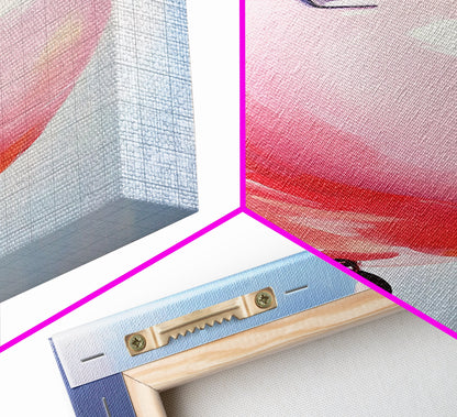 Coastal Buoy, Nautical Wall Art, Beach House Decor, Minimalist Art, Pastel Aesthetic, Ocean Theme, Framed Canvas Print, Modern Art