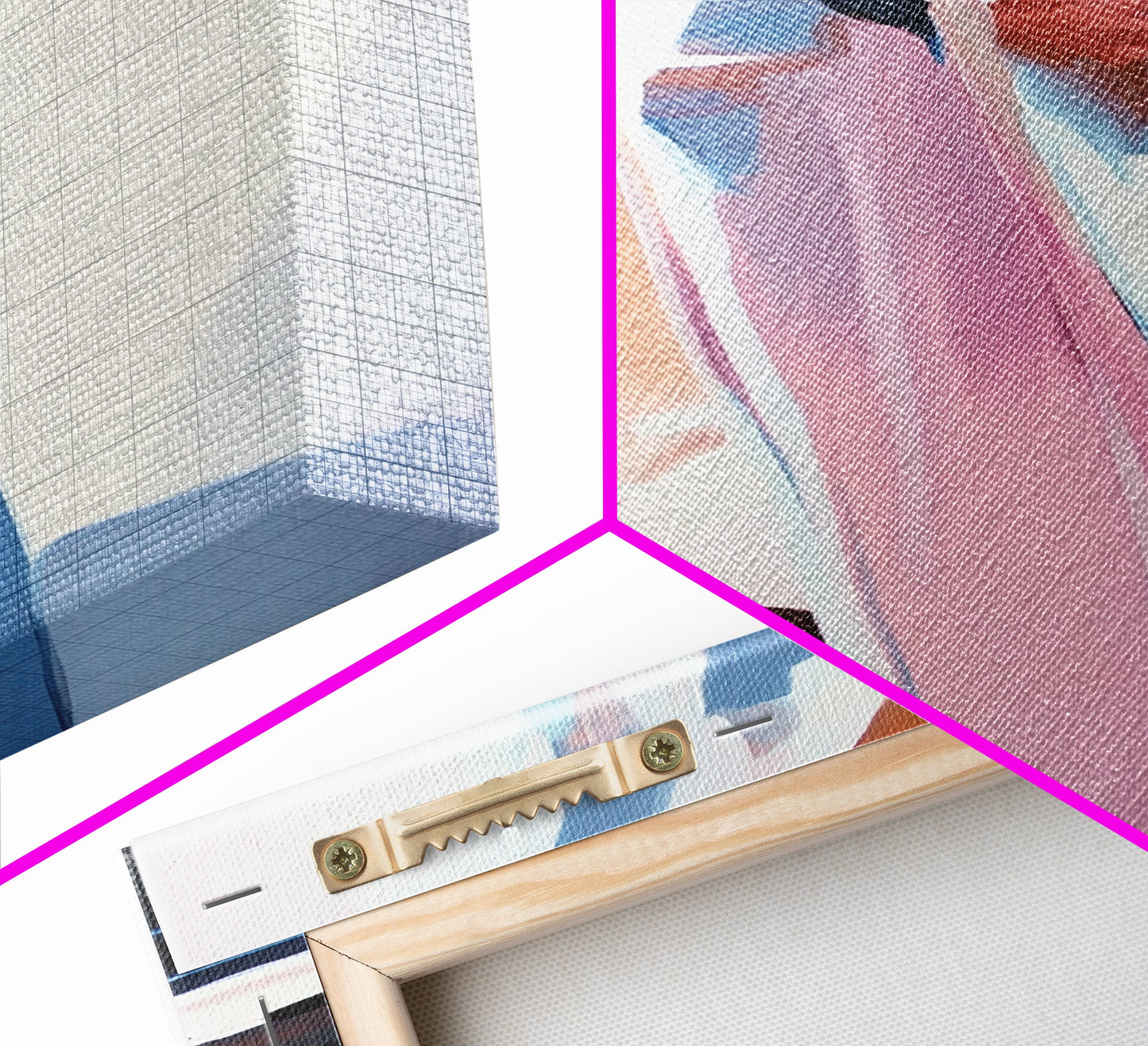 Canyon Serenity, Earthy Landscape, Nature Inspired Art, Warm Neutral Tones, Rustic Minimalist Style, Framed Canvas Print