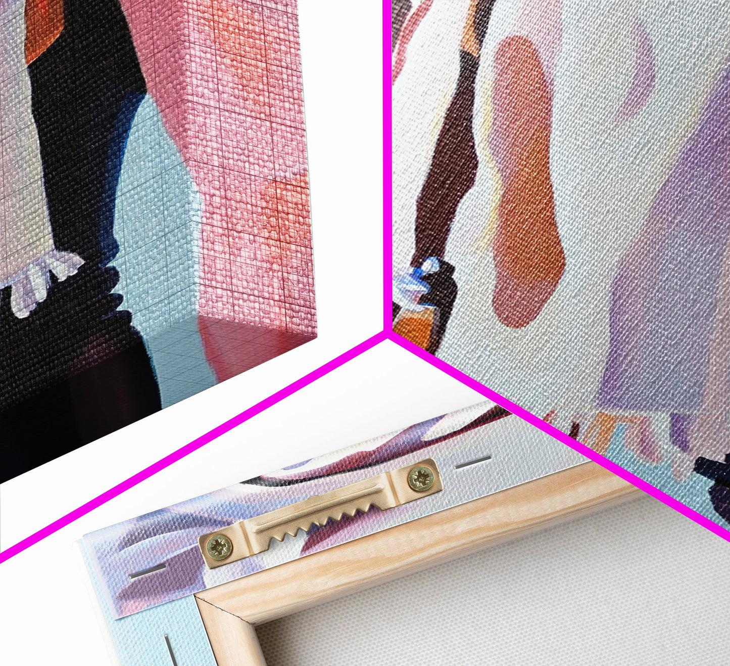 Western Fashion, Cowboy Aesthetic, Rustic Boho Art, Pastel Tones, Modern Western Decor, Framed Canvas Print, Bedroom or Living Room