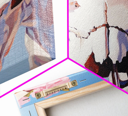 Longhorn Skull, Western Decor, Boho Wall Art, Rustic Home, Floral Art, Cowboy Aesthetic, Canvas Print, Bedroom Art, Southwestern Gift