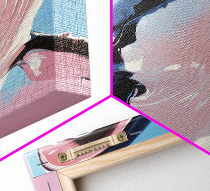 Majestic Whale, Ocean Wonder, Marine Life Art, Contemporary Animal Painting, Coastal Decor, Nautical Wall Art, Framed Canvas Print