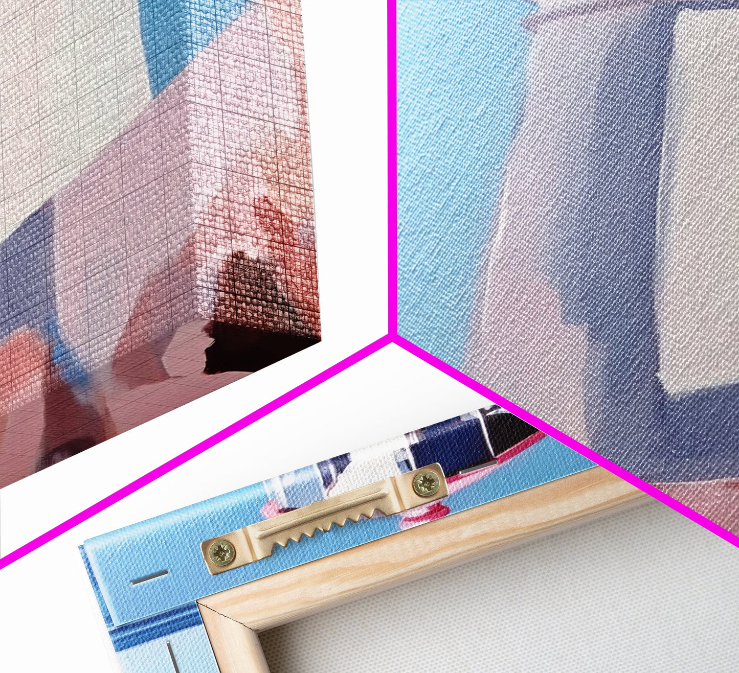 Lighthouse View, Nautical Wall Art, Beach House Decor, Ocean Scene Painting, Coastal Style, Framed Canvas Print, Bathroom Wall Art