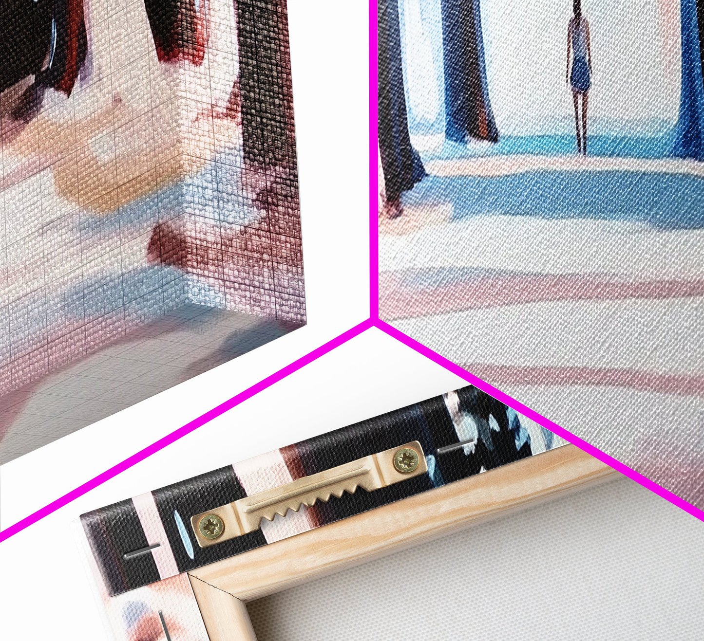 Forest Walk, Nature Landscape, Tranquil Wall Art, Canvas Print, Serene Woodland Painting, Nature Art, Bedroom Decor, Landscape Art