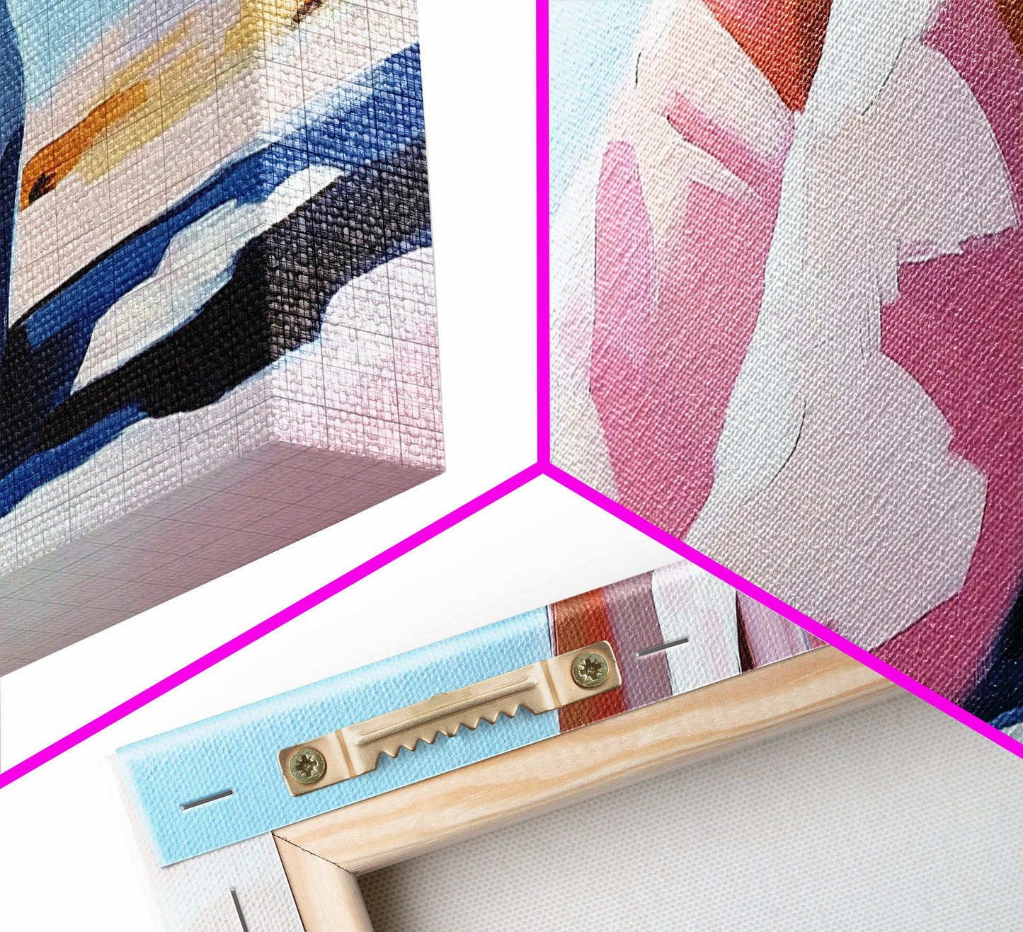 Steps, Western Art, Desert Landscape, Canvas Print, Modern Southwest Decor, Minimalist Desert Painting, Living Room Wall Art