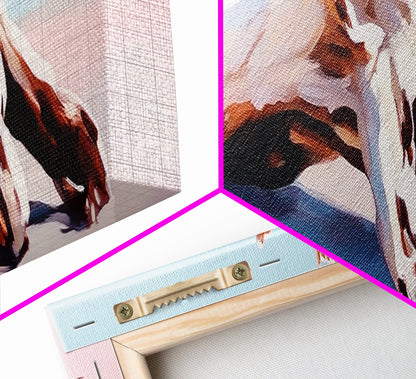 Driftwood, Ocean Waves, Canvas Print, Coastal Wall Art, Beach House Decor, Minimalist Seascape, Natural Tones, Boho Home Aesthetic