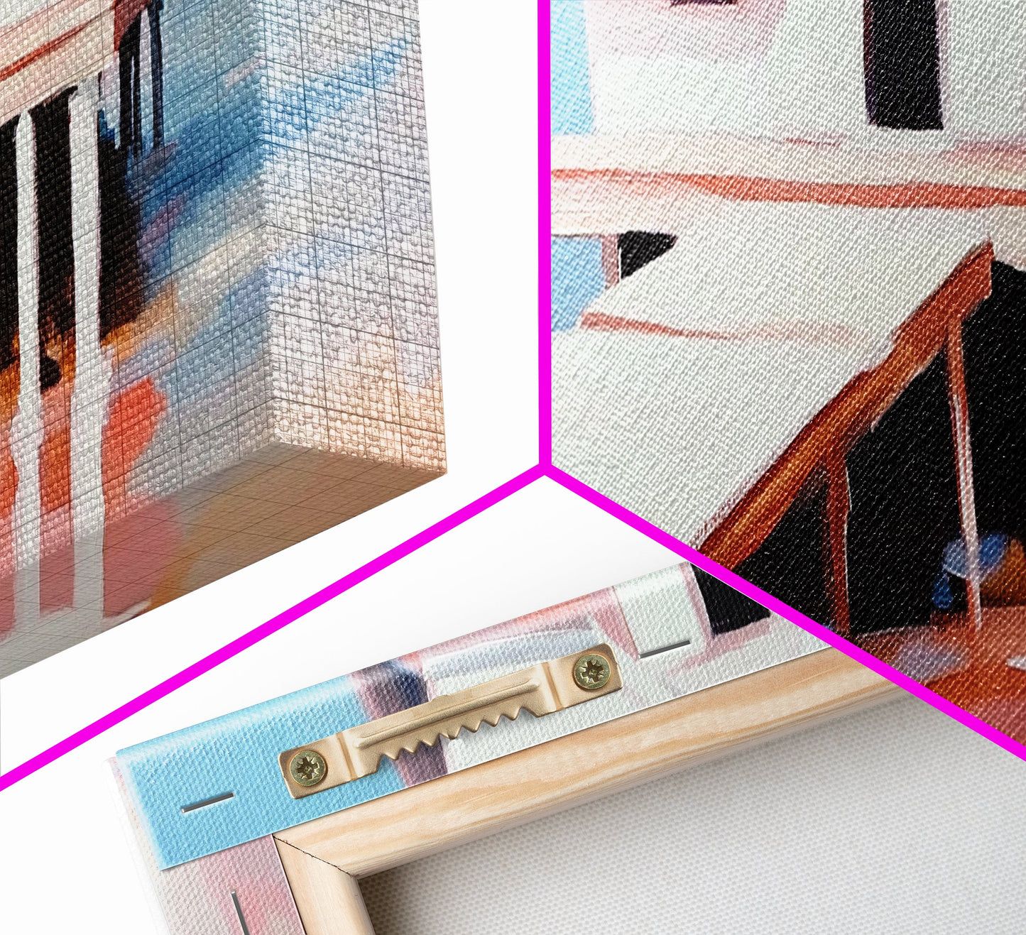 Elegante Silhouette, romantische Wandkunst, feminine Ästhetik, minimalistische Kunst, gerahmter Leinwanddruck, Schlafzimmerdekoration, Kunstwerk in zarten Pastellfarben