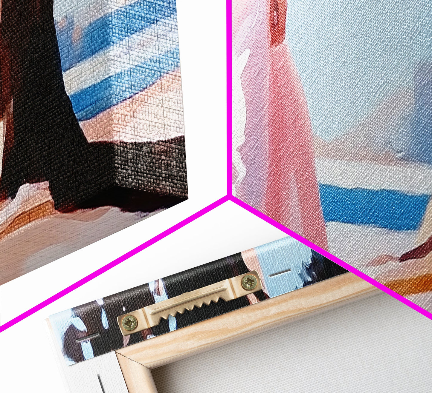 Sunlit Pathway, Dreamy Nature Art, Romantic Forest Scene, Earth Tones, Framed Canvas Print, Cozy Home Decor, Hallway Statement Piece