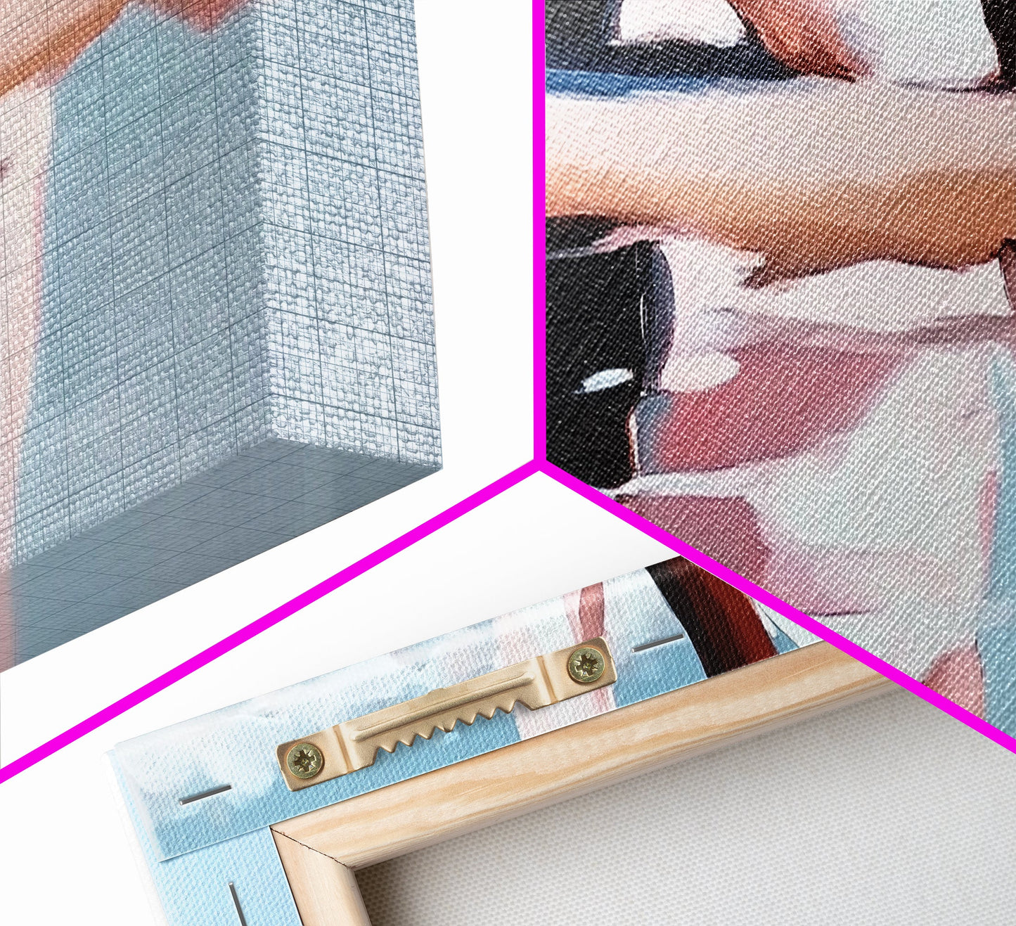 Sunset Reflection, Beach Art, Ocean Painting, Framed Canvas Print, Coastal Wall Art, Living Room Decor, Modern Minimalist Home Style