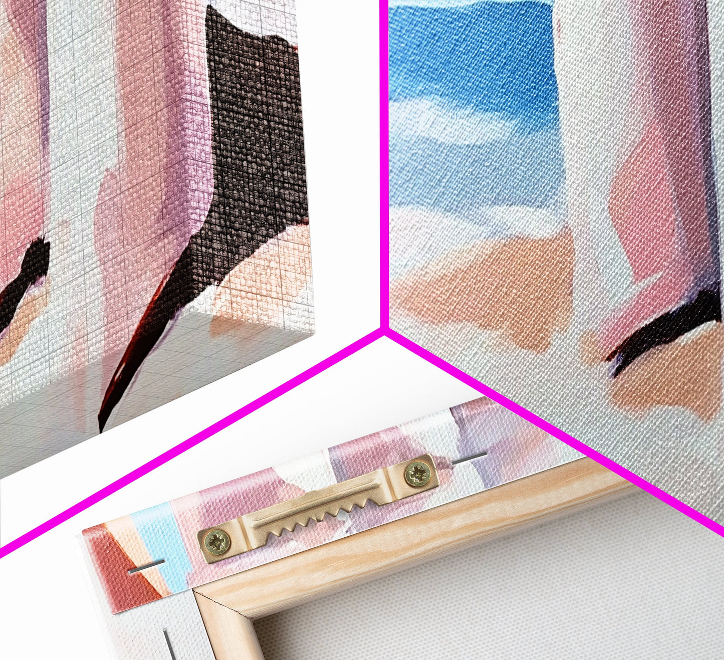 Meereslandschaftsgemälde, minimalistische Strandkunst, Druck „Küstenbrise“, maritime Dekoration, Geschenk für Meeresliebhaber, Leinwanddruck