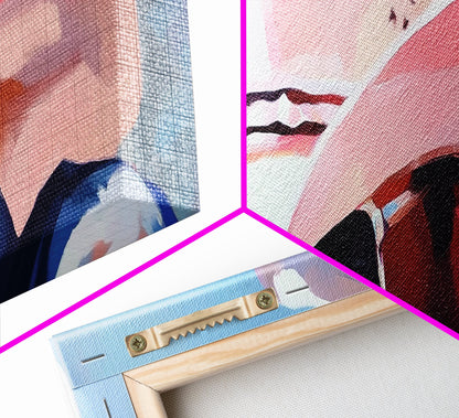 Cowboy Portrait, Western Aesthetic, Rustic Country Art, Canvas Print, Southern Style, Vintage Americana, Man Cave Wall Art