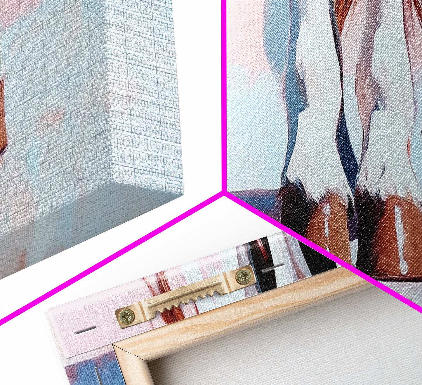 Horse Hooves, Western Equestrian Art, Rustic Farmhouse Decor, Framed Canvas Print, Country Style, Cowboy Aesthetic, Bedroom Wall Art