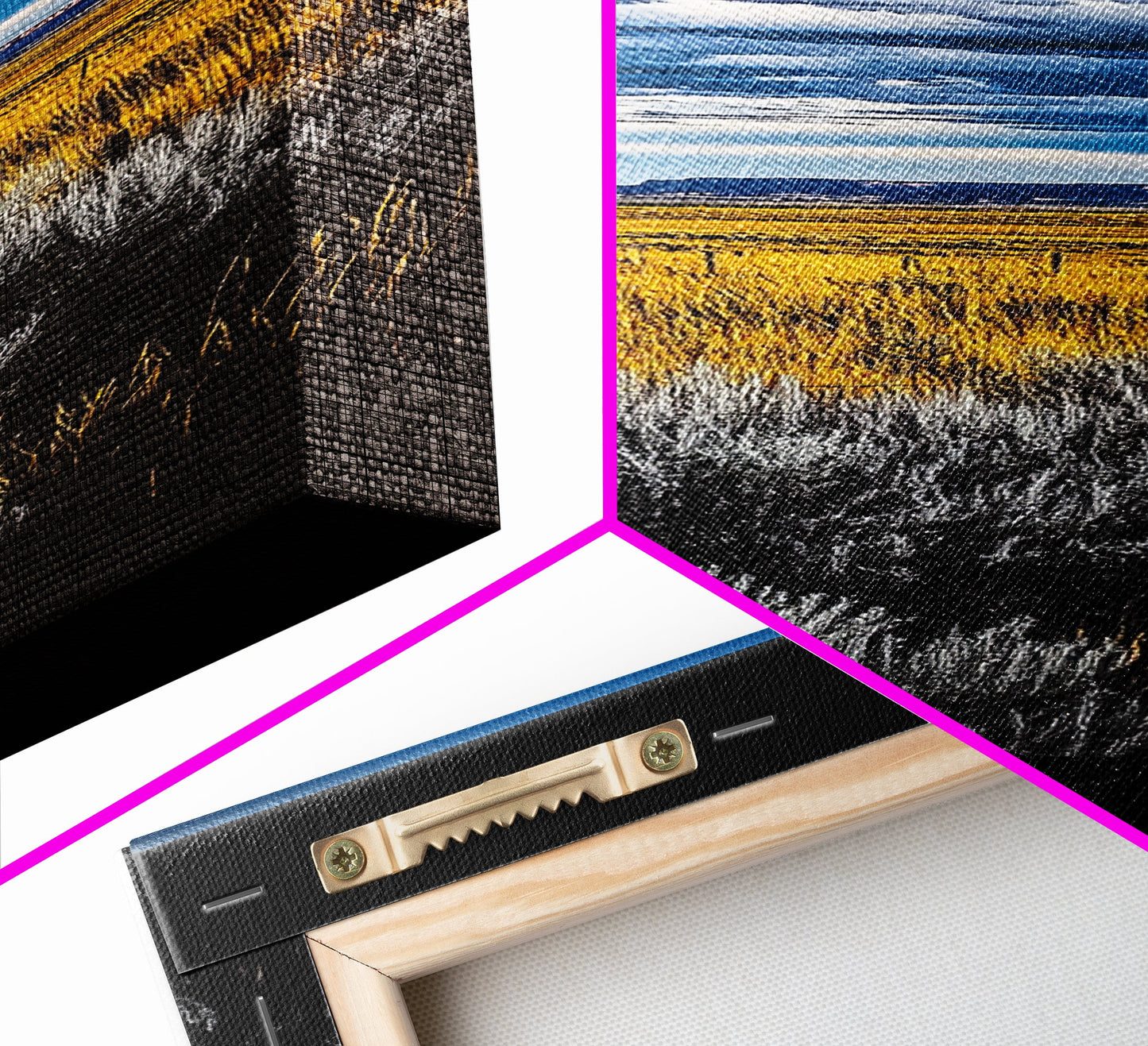 Open Prairie, Sunset Field, Vast Landscape Art, Western Home Decor, Framed Canvas Print, Large Wall Art, Rustic Farmhouse Art, Horizon View