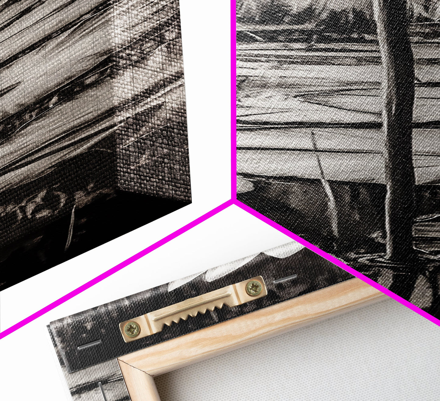 Lotus Bloom, Black and White, Water Lily, Zen Artwork, Framed Canvas Print, Botanical Wall Art, Nature Decor, Serene Living Space