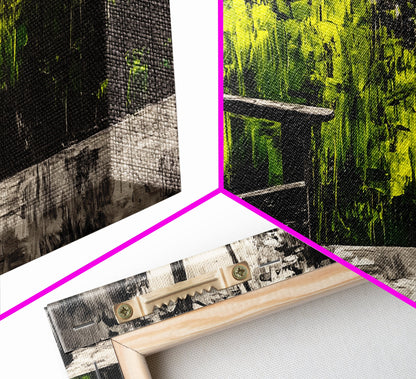 Adirondack Chair, Rustic Decor, Outdoor Art, Nature Print, Cabin Wall Art, Country Home Decor, Farmhouse Wall Art, Framed Canvas Print