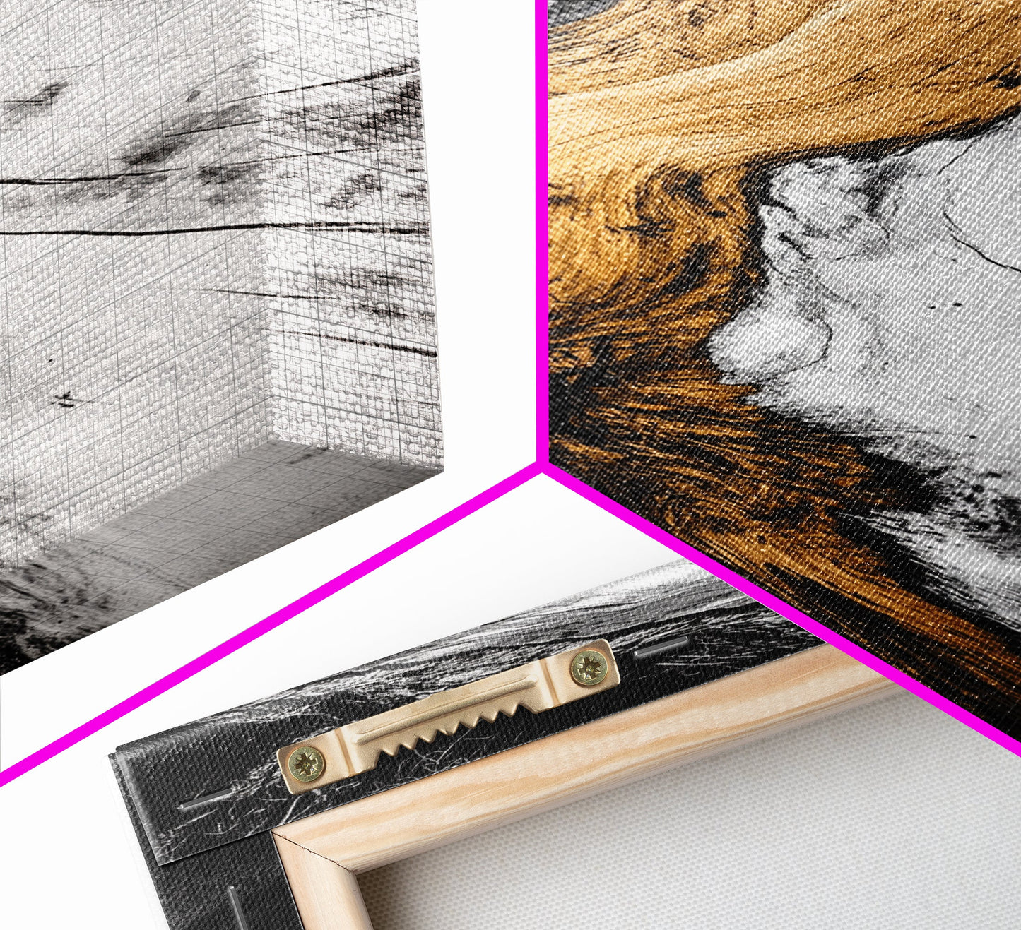 Driftwood, Rustic Nature Art, Framed Canvas Print, Black and White Photography, Earthy Tones, Beach House Decor, Minimalist Home Art