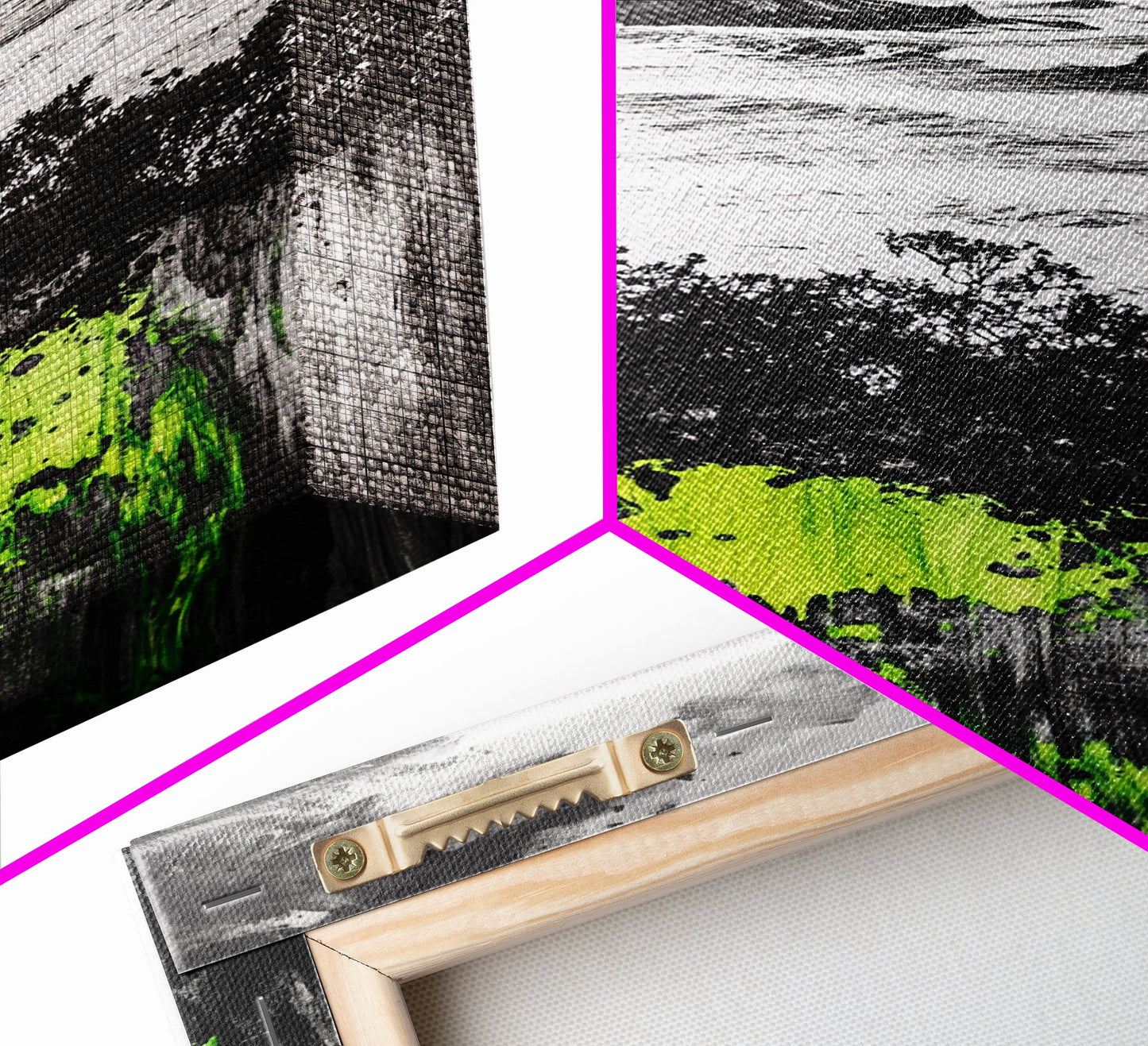 Sunset Ocean, Coastal Wall Art, Black White Seascape, Framed Canvas Print, Beach House Decor, Dramatic Sky, Nautical Artwork