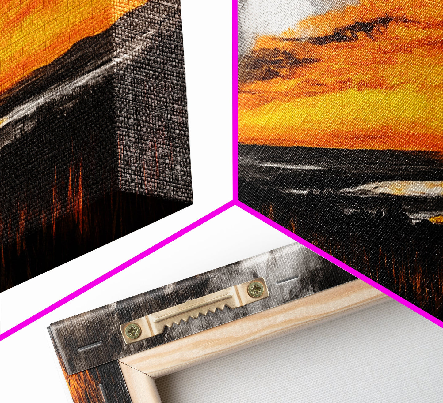 Sunset Bonfire, Rustic Art, Cozy Cabin Decor, Canvas Print, Fall Landscape, Nature Wall Art, Warm Glow Artwork, Mountain Retreat Art