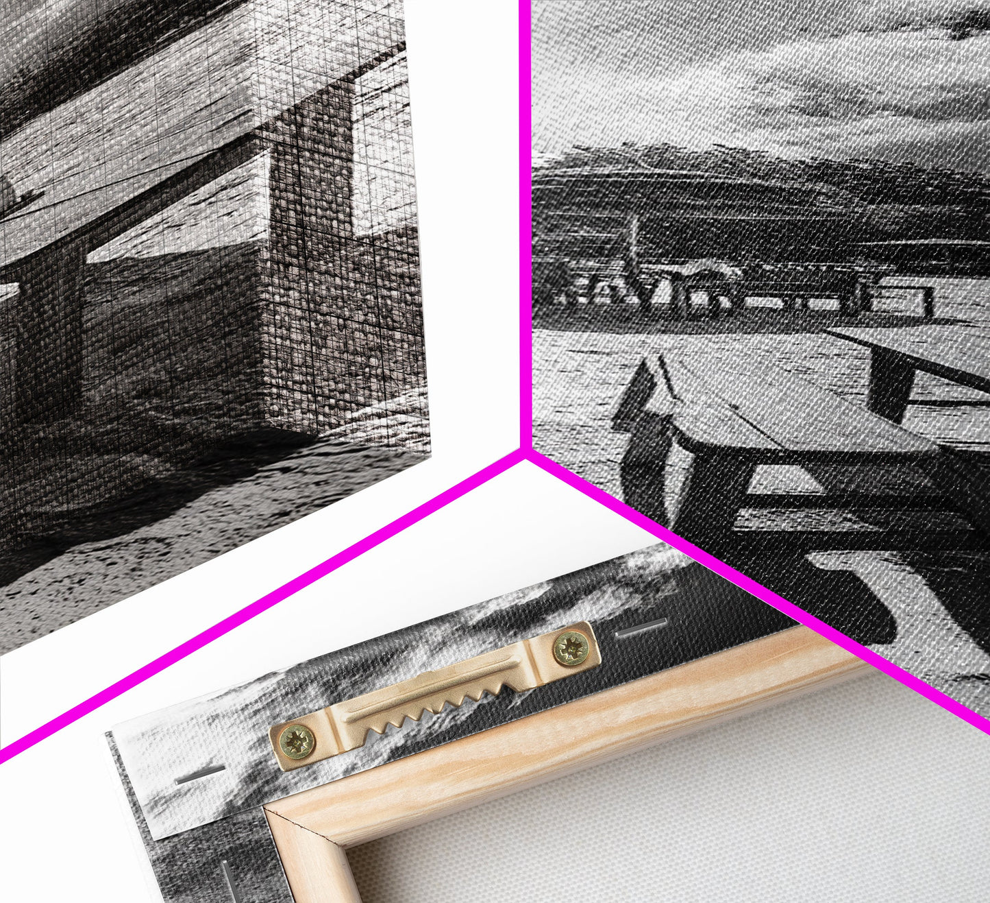 Beach Café Table, Seaside Dining, Rustic Seating, Tropical Getaway, Framed Canvas Print, Kitchen Wall Art, Coastal Rustic Aesthetic