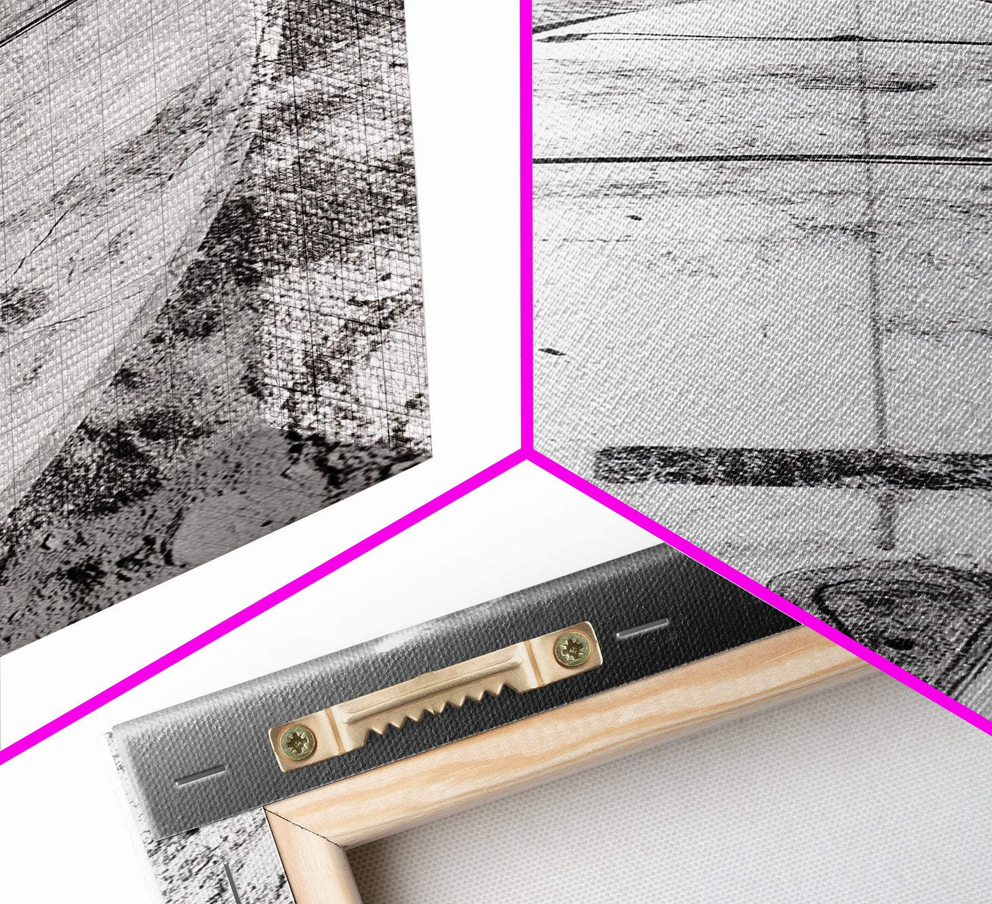 Surfboard On Shore, Beach Lifestyle Decor, Minimal Seascape, Framed Canvas Print, Nautical Bathroom Wall Art, Modern Coastal Vibe