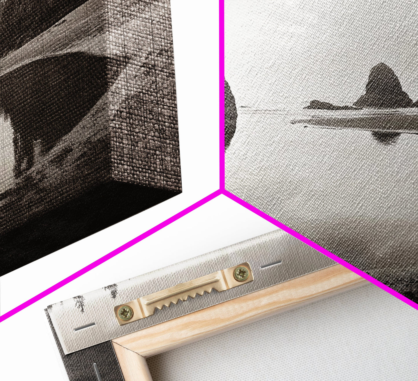 Tranquil Cove View, Forest Meets Ocean, Pacific Northwest Art, Canvas Print, Living Room Wall Art, Nature Photography, Calm Aesthetic