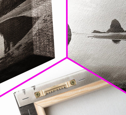 Tranquil Cove View, Forest Meets Ocean, Pacific Northwest Art, Canvas Print, Living Room Wall Art, Nature Photography, Calm Aesthetic