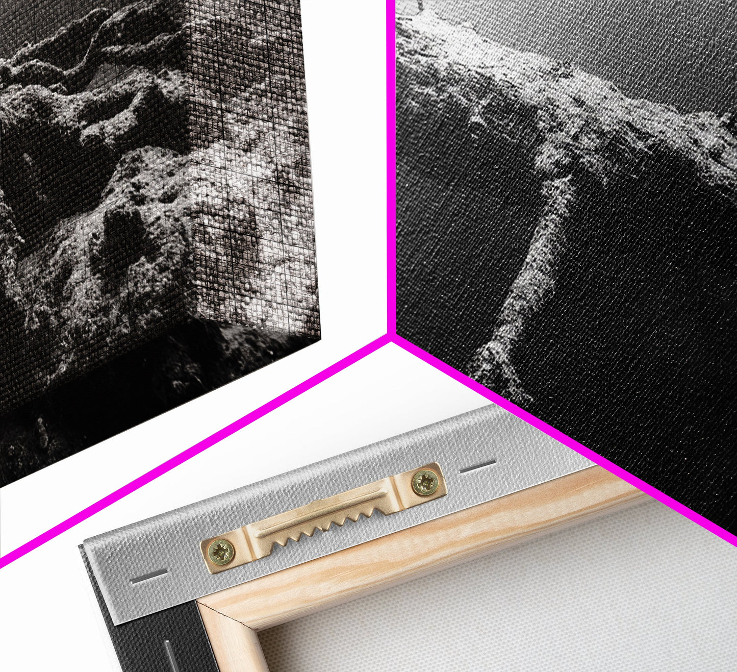 Underwater Tree, Ocean Roots, Nature Surrealism, Canvas Print, Moody Nautical Decor, Bathroom Wall Art, Black And White Abstract Art